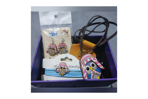 ست چوبی گردنبند گوشواره و دستبند