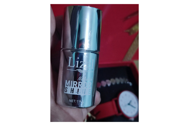 خرید لاک لیزل آینه ای نقرهای