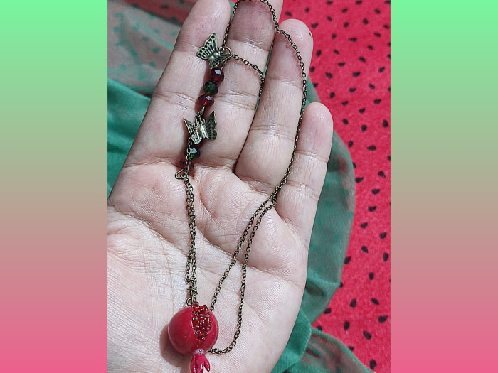 گردنبند انار یلدایی