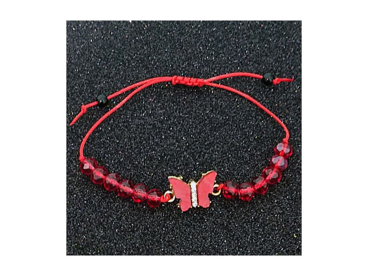 دستبند پروانه قرمز