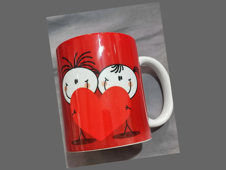 ماگ عاشقانه قلب