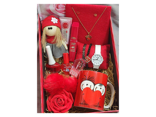 پک کادو قرمز دخترانه
