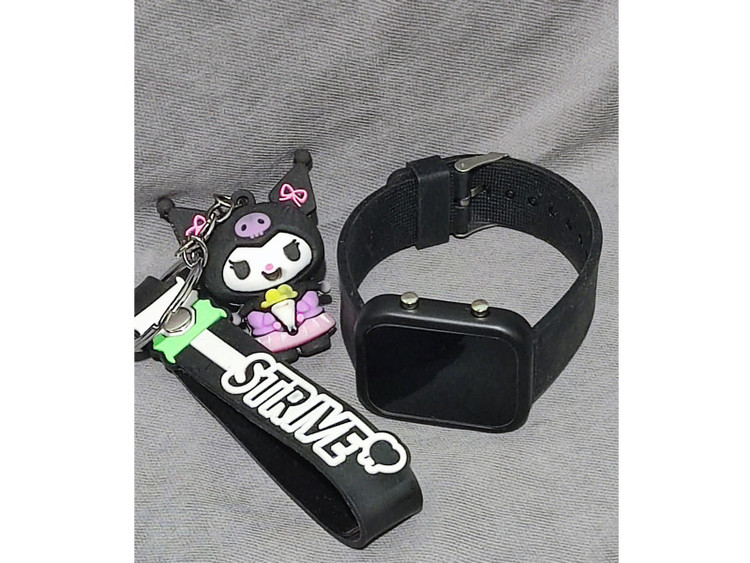 ساعت طرح اپل دیجیتال و کرومی